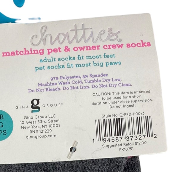 NWT Matching Adult Sock Set For Pet & Owner - Picture 9 of 11